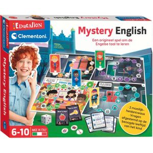 Clementoni Spelend Leren - Mystery English - Engels Leren - Educatief Speelgoed - 6-10 Jaar