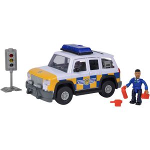 Brandweerman Sam Politie Auto 4x4 met Figuur