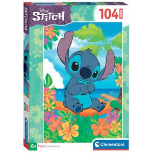 Clementoni Legpuzzel Super Color Disney Stitch II, 104st.