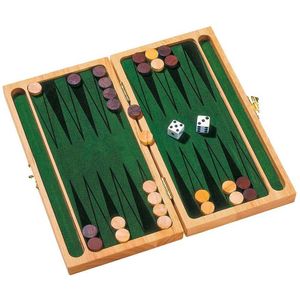 Goki Houten Backgammon spel - Geschikt voor 2 spelers vanaf 6 jaar!