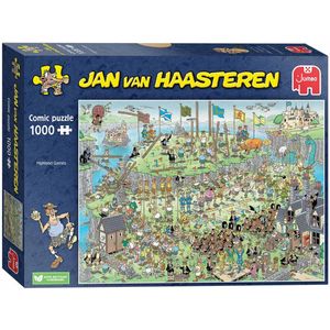 Jan van Haasteren Highland Games - Puzzelplezier gegarandeerd met 1000 stukjes! Geschikt voor alle leeftijden