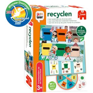 Jumbo Ik Leer Recyclen - Educatief spel voor kinderen vanaf 3 jaar - Leer spelenderwijs afval recyclen en materialen scheiden