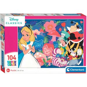 Clementoni Legpuzzel Disney - Alice in Wonderland, 104st.