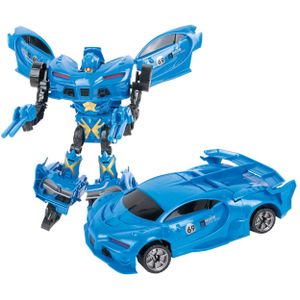 Toi-toys Autorobot Roboforces Junior 26 Cm Blauw 5-delig