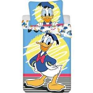 Disney Donald Duck Dekbedovertrek - Eenpersoons - 140 x 200 cm - Katoen - Copy