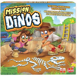 Dig em Up Dino's - Kinder Bordspel | Leer en verzamel dino's vanaf 4 jaar | 2-4 spelers