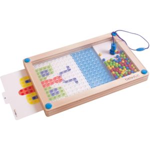 Beleduc Logipic Houten Mozaiek Kinderspel - Kleurrijk spel met sjabloonkaarten - Geschikt voor kinderen vanaf 3 jaar