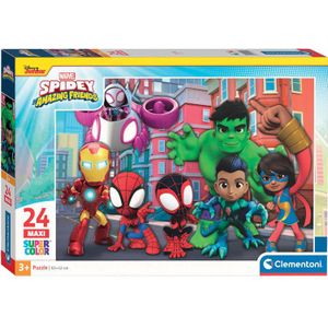 Clementoni Legpuzzel Super Color Maxi Spidey, 24st.