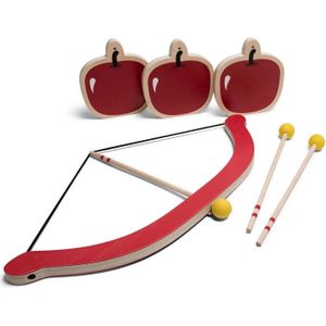 BS Toys Houten Spel Pijl En Boog (7-delig) - Geschikt voor kinderen vanaf 6 jaar | Maximale schietafstand 20 meter