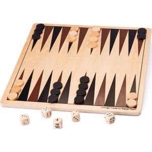 Bigjigs Backgammon Houten Bordspel