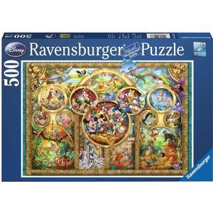 Most Famous Disney Characters (500 stukjes) - Ravensburger Puzzel