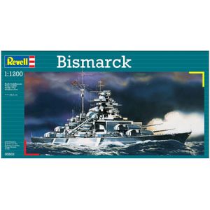 1:1200 Revell 05802 Bismarck Ship Plastic Modelbouwpakket