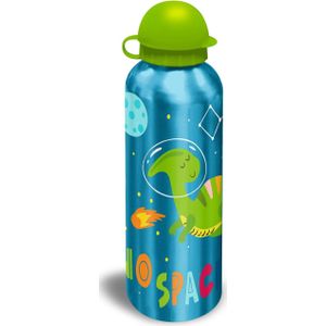 Dino in Space Aluminium Drinkfles, 500ml.