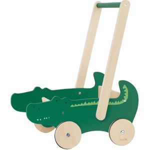 Trixie Houten Loopwagen  - Mr. Crocodile