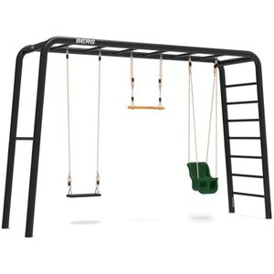 BERG PlayBase Large TL 3-in-1 Speeltoestel - Rekstok en Ladder - Babyschommel - Rubberen Schommel - Trapeze
