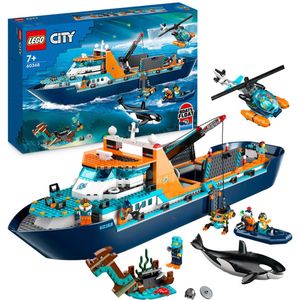 LEGO City Poolonderzoeksschip Groot Drijvend Boot Speelgoed Set voor Kinderen 7+ - 60368