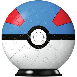 Ravensburger 3D Puzzel - Pokemon Great Ball | 54 Stukjes | Geschikt voor alle leeftijden
