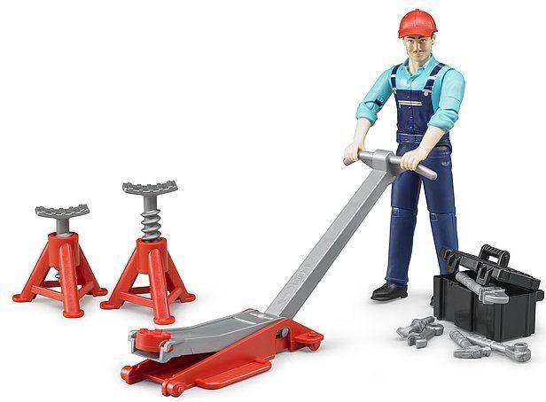 Bruder Garage Werker Met Accessoires