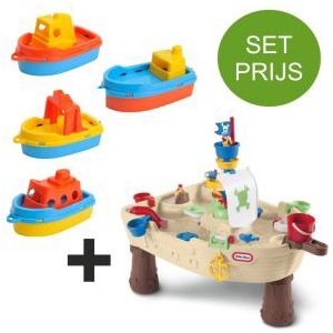 Little Tikes Piraten Watertafel Met 4 Kunststof Bootjes