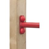 Houten Duikelrek Enkel (SwingKing) | Duikelstang met 2 Houten Palen voor Buiten in de Tuin | FSC Hout