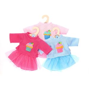 Heless Rok en pullover 35-45 cm