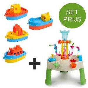 Little Tikes Watertafel Fountain Factory Met 4 Kunststof Bootjes