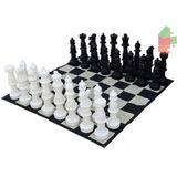 Tuinschaakspel met Grote Buiten Schaakstukken - Koningshoogte 64 cm