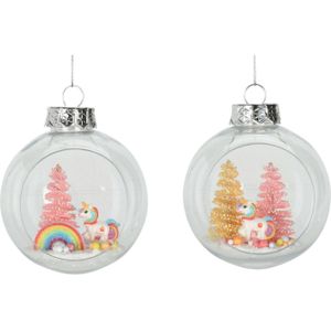 Kerstbal Eenhoorn, 12st.
