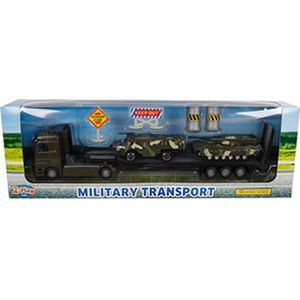 2-play Militair Transport Diecast 24 Cm 7-delig