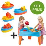 Feber Speeltafel -Zand- En Watertafel Play Island + 4 Bootjes