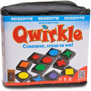 Qwirkle Reiseditie - Het bekende familiespel voor 2-4 spelers vanaf 8 jaar. Speel overal en scoor punten met deze compacte editie!