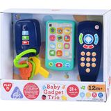 Play Baby Speeltjes Sleutel, Afstandsbediening en Telefoon, 3dlg.