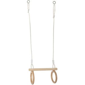 Small Foot - Houten Trapeze met Gymnastiekringen, 100cm