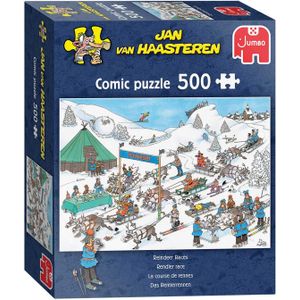 Rendier Race (500 Stukjes) - Jan van Haasteren Puzzel