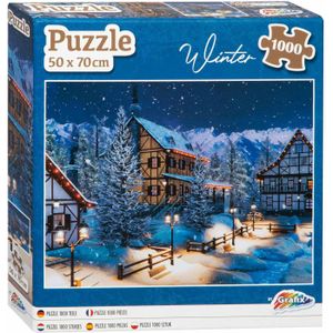 Winter Puzzel Village, 1000st.