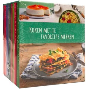 Box Koken met je Favoriete Merken, 9 boekjes