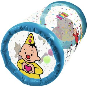 Bumba opblaasbare kruiprol - confetti - met 5 kleurrijke ballen