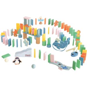 Classic World Houten Domino Oceaan, 100dlg.