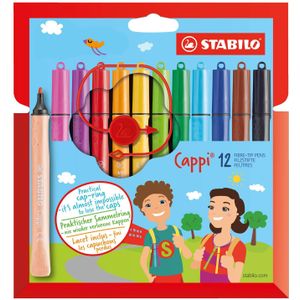 STABILO Cappi - Viltstift - Set Met 12 Stuks