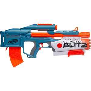 NERF Elite 2.0 Motoblitz Blaster - Schiet 6 Darts Tegelijk! Geschikt voor Kinderen vanaf 8 jaar