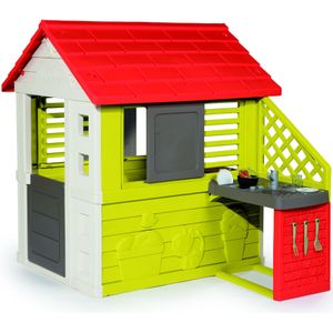 Smoby Nature Speelhuis + zomerkeuken