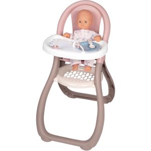 Smoby Baby Nurse Hoge Baby Stoel - Poppenmeubel - Pop niet inbegrepen