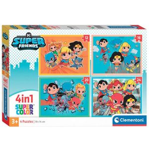 Clementoni Legpuzzel 4in1 DC Super Friends