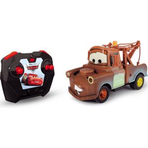 Dickie Toys 203084033 Cars Turbo Racer Mater 1:24 RC Modelauto Voor Beginners Elektro Hulpdienstvoertuig