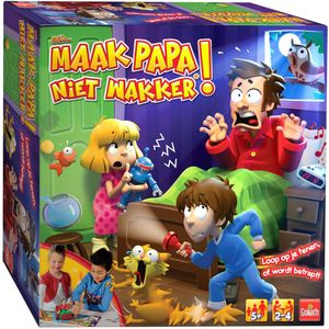 Maak Papa Niet Wakker - Goliath Bordspel voor Kinderen vanaf 5 jaar - Spannend en Behendigheidsspel voor 2-4 spelers