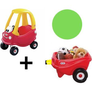 Little Tikes Cozy Coupe + Aanhanger