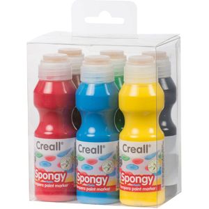 Creall Spongy Verfstiften, 6x70ml