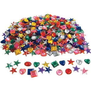 Colorations - Glitter Strasstenen Vormen, 570st.