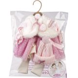 Llorens kleding set Greta roze tule voor poppen van 40 cm