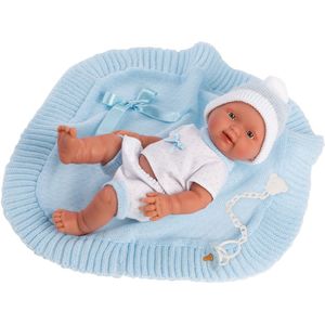 Llorens Babypop Azul Jongetje Met Speen 26 Cm